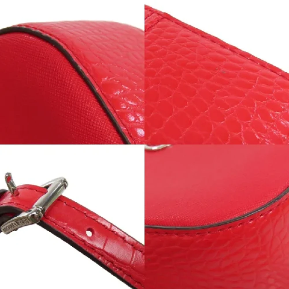 Michael Kors Pre-owned Leather shoulder-bags Red Dames