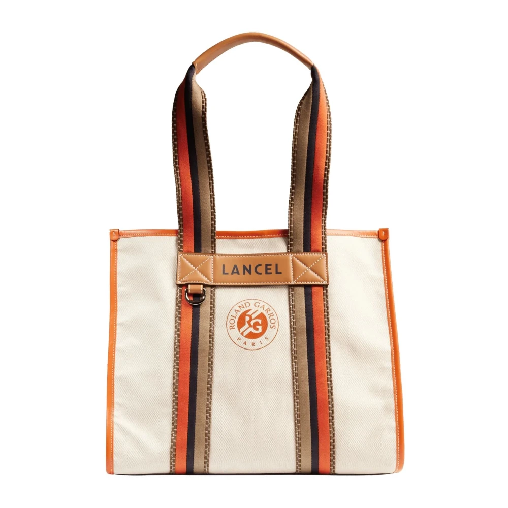 Lancel Women's Brown Shopping Bags, One Size, Zip Tote Bag