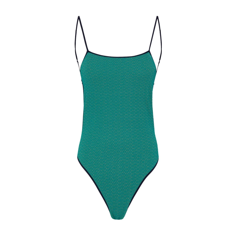 Me-Fui Exotische Groen Aqua Monokini Badpak Green Dames