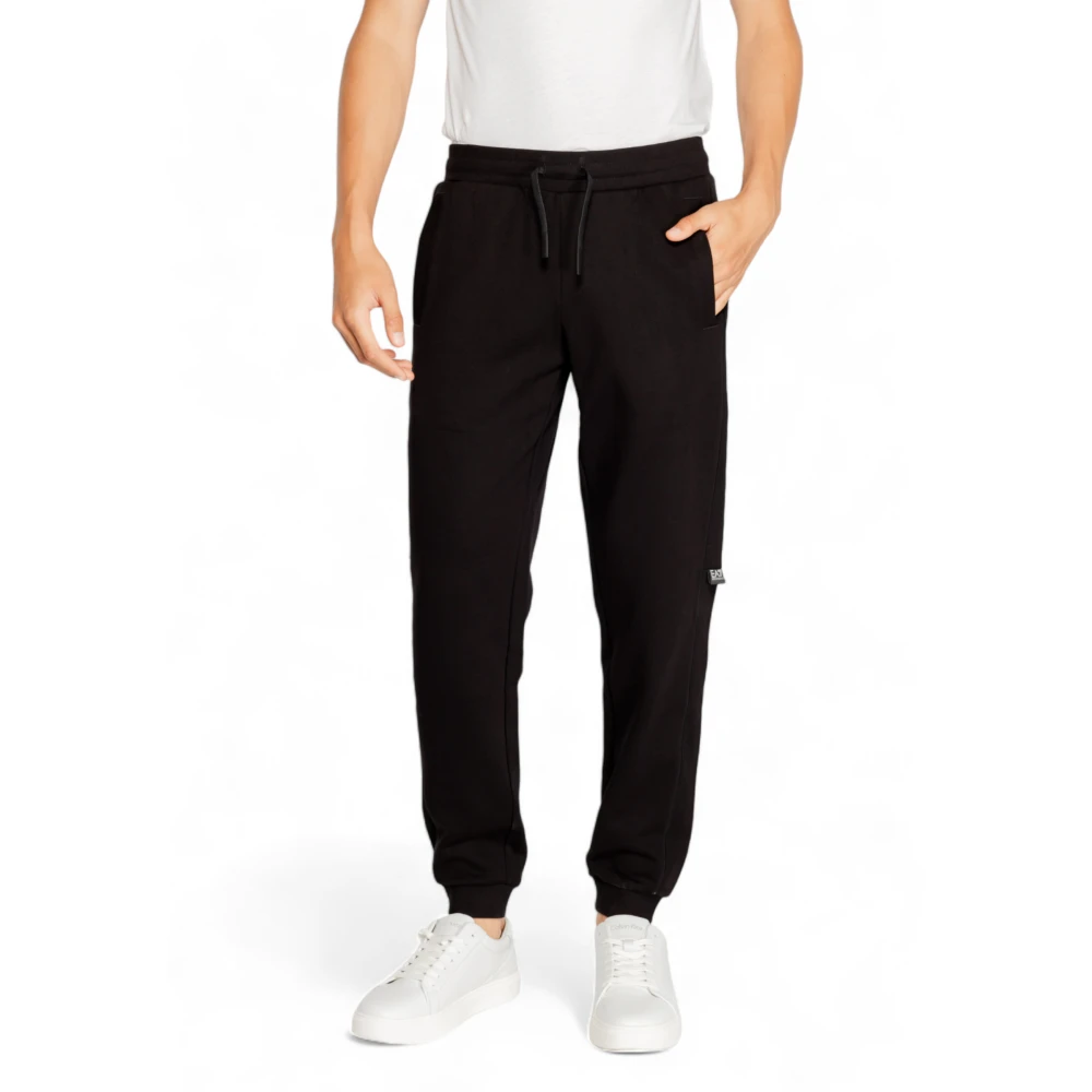 Emporio Armani EA7 Herenbroek Herfst Winter Collectie Black Heren