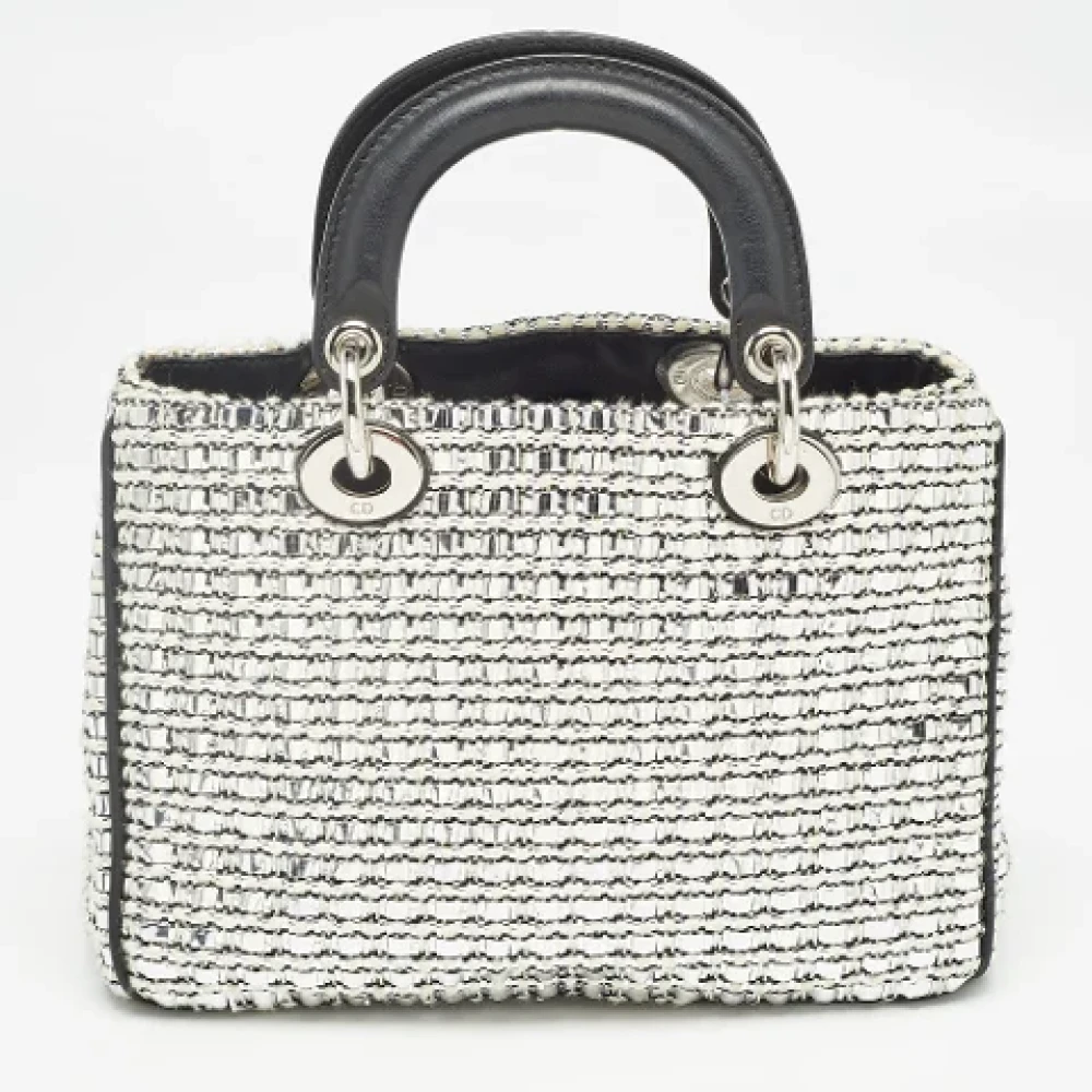 Dior Vintage Pre-owned Leather totes Black Dames