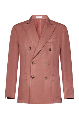 pink-double-breasted-linen-jacket
