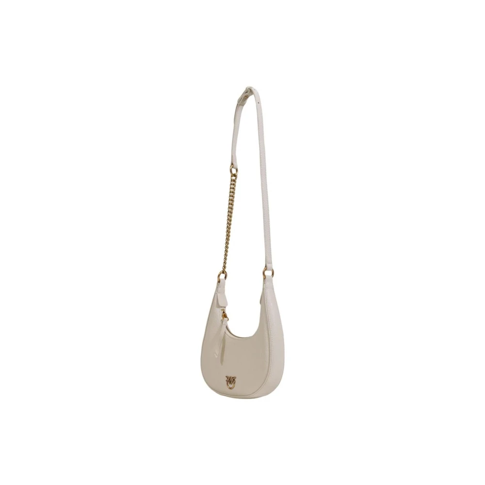 pinko Witte Leren Handtas Dames Collectie White Dames