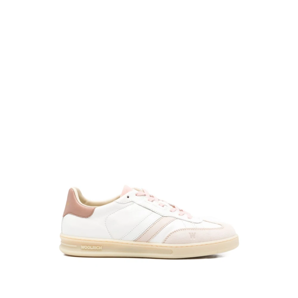 Woolrich Doubleu Tennis Sneakers Dames Schoenen Roze