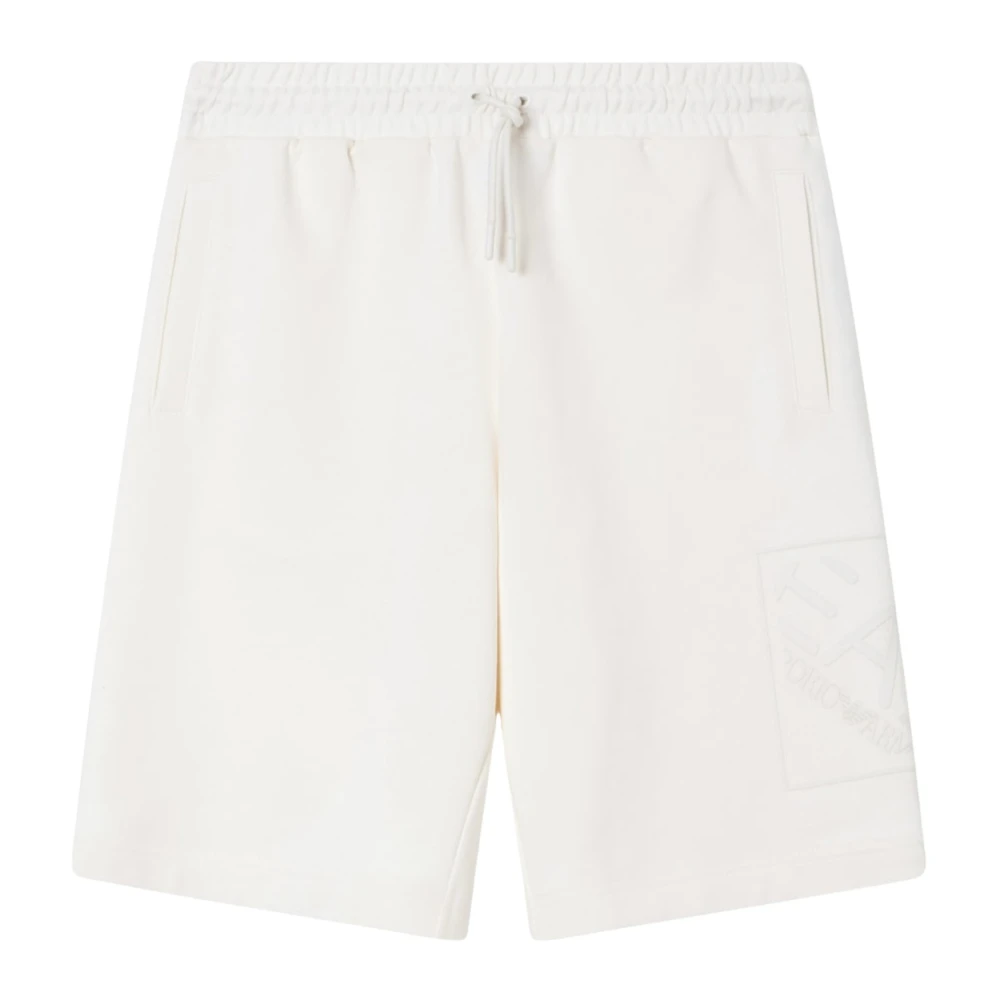 Emporio Armani Ea7 Uomo Beige Pantaloncini, L, New,