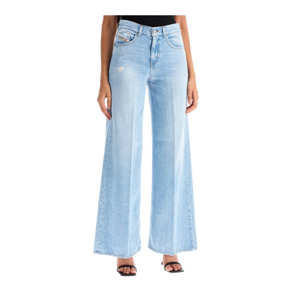 Diesel Flared Bootcut Jeans Blue Dames