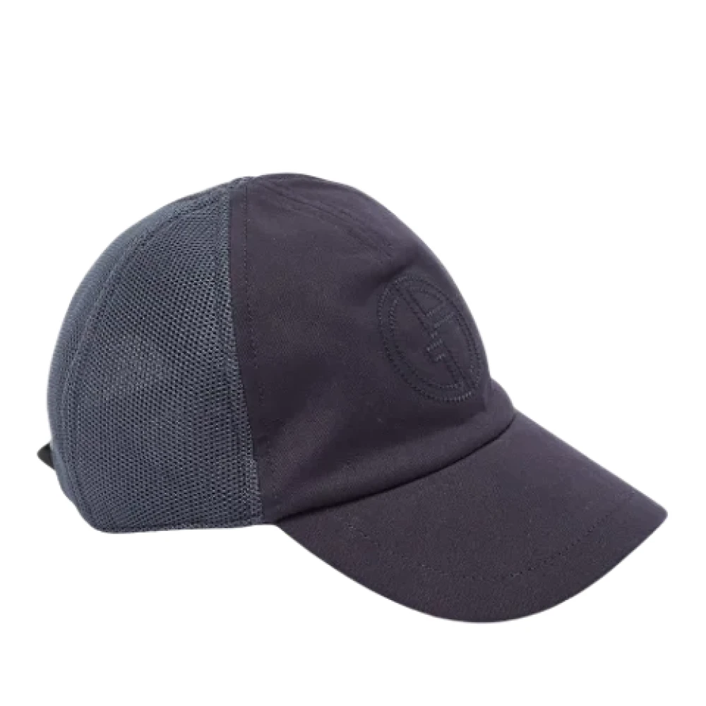 Armani Pre-owned Cotton hats Blue Dames