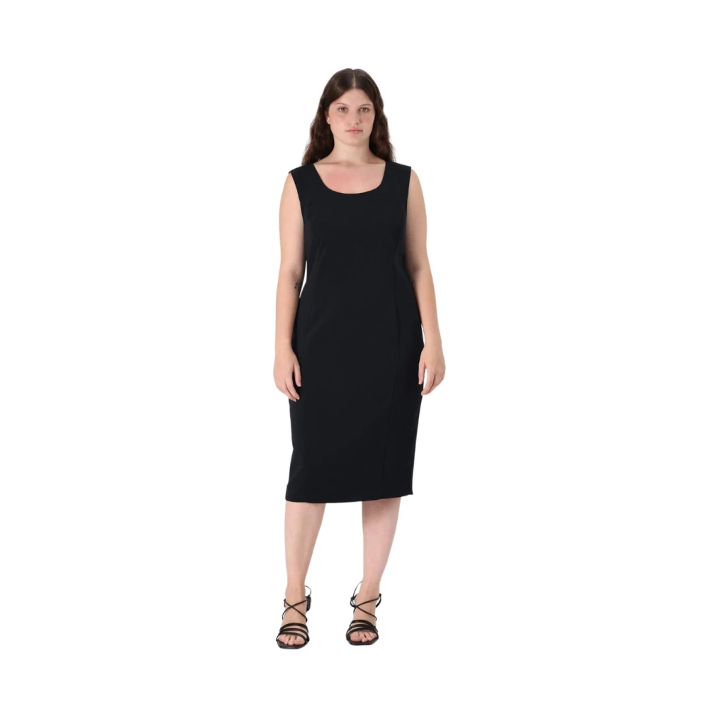 Marina Rinaldi Damiere Jurk Blue Dames