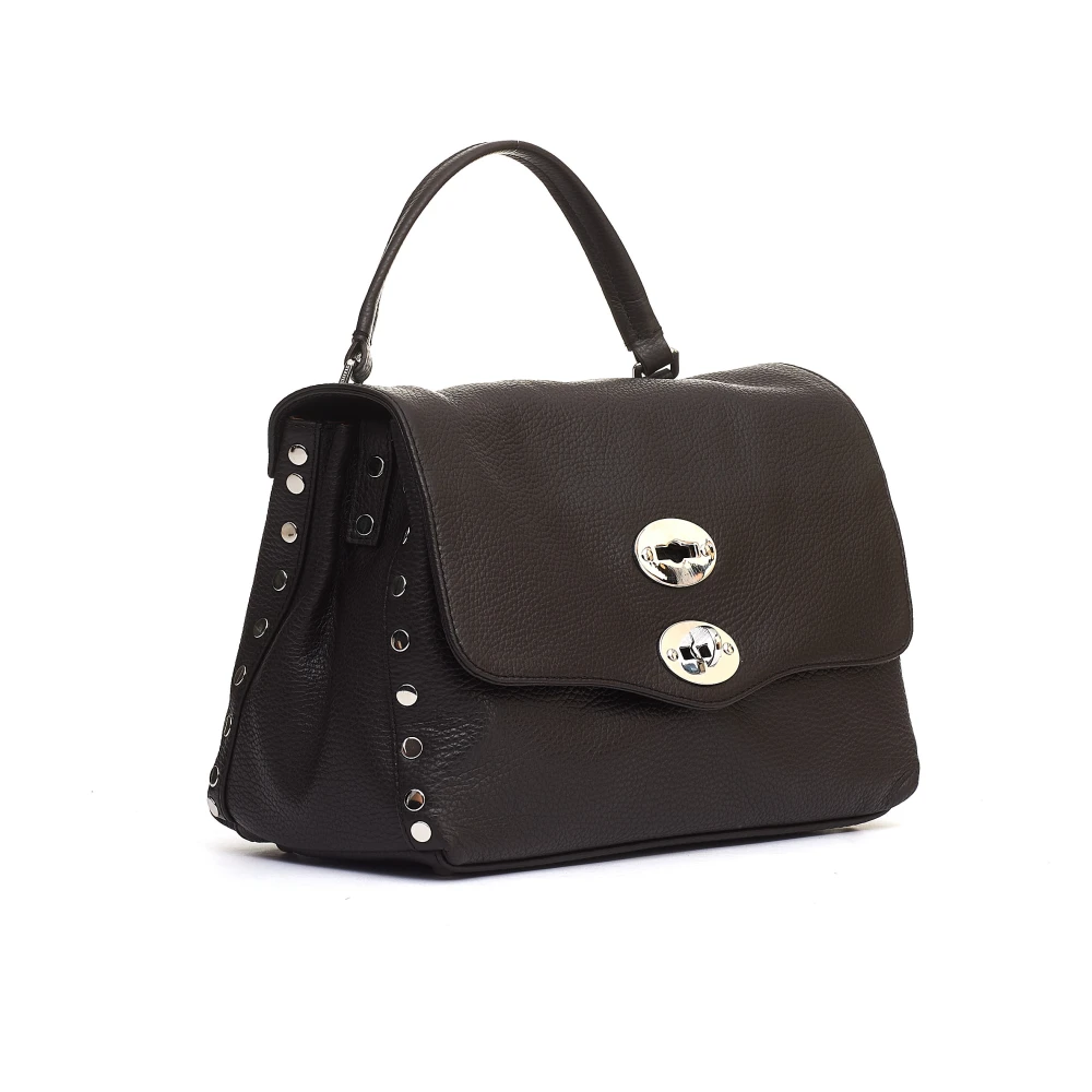 Zanellato Elegante Postina Bag Handtas Bruin Brown Dames