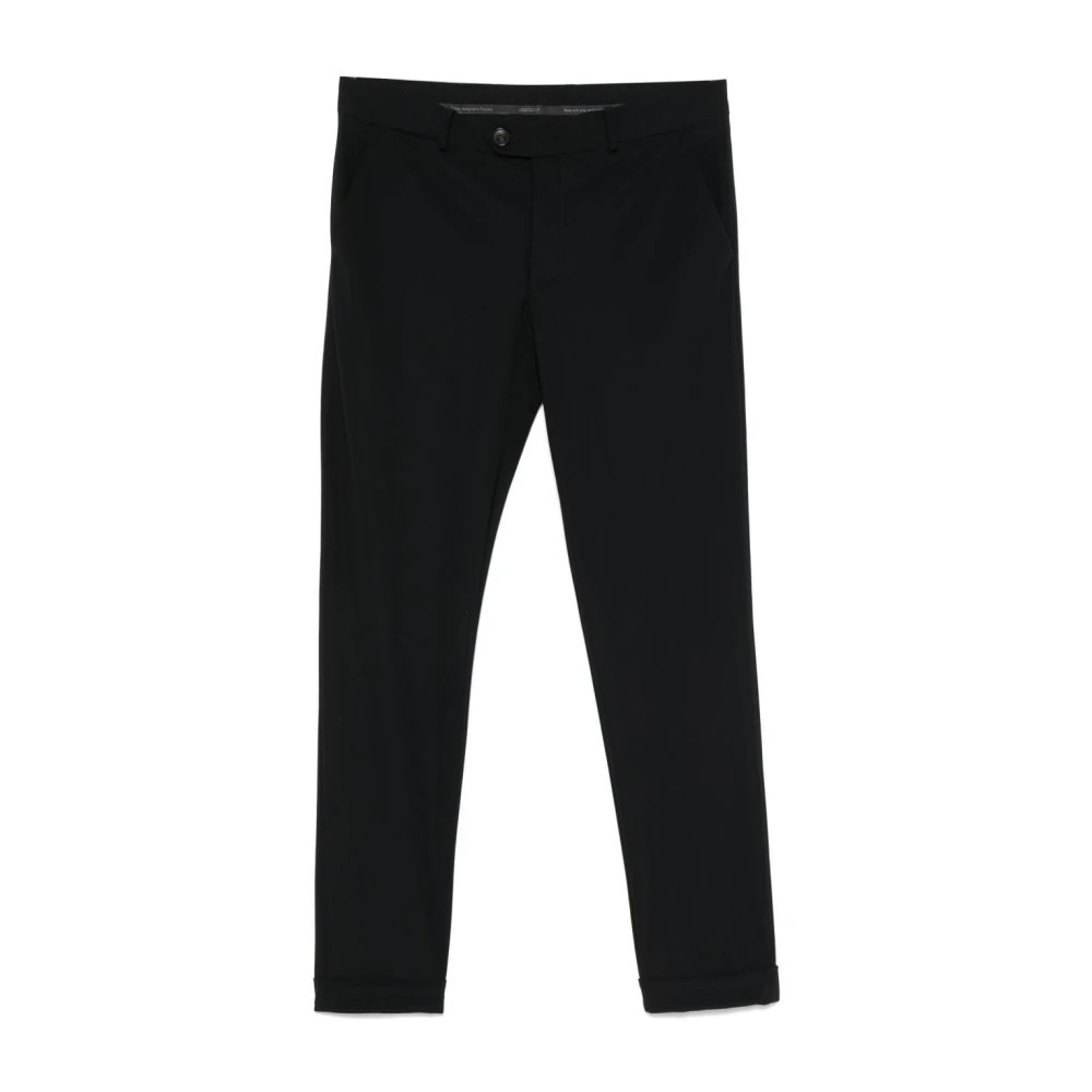 RRD Zwarte broek met knoopsluiting aan de voorkant Black Heren