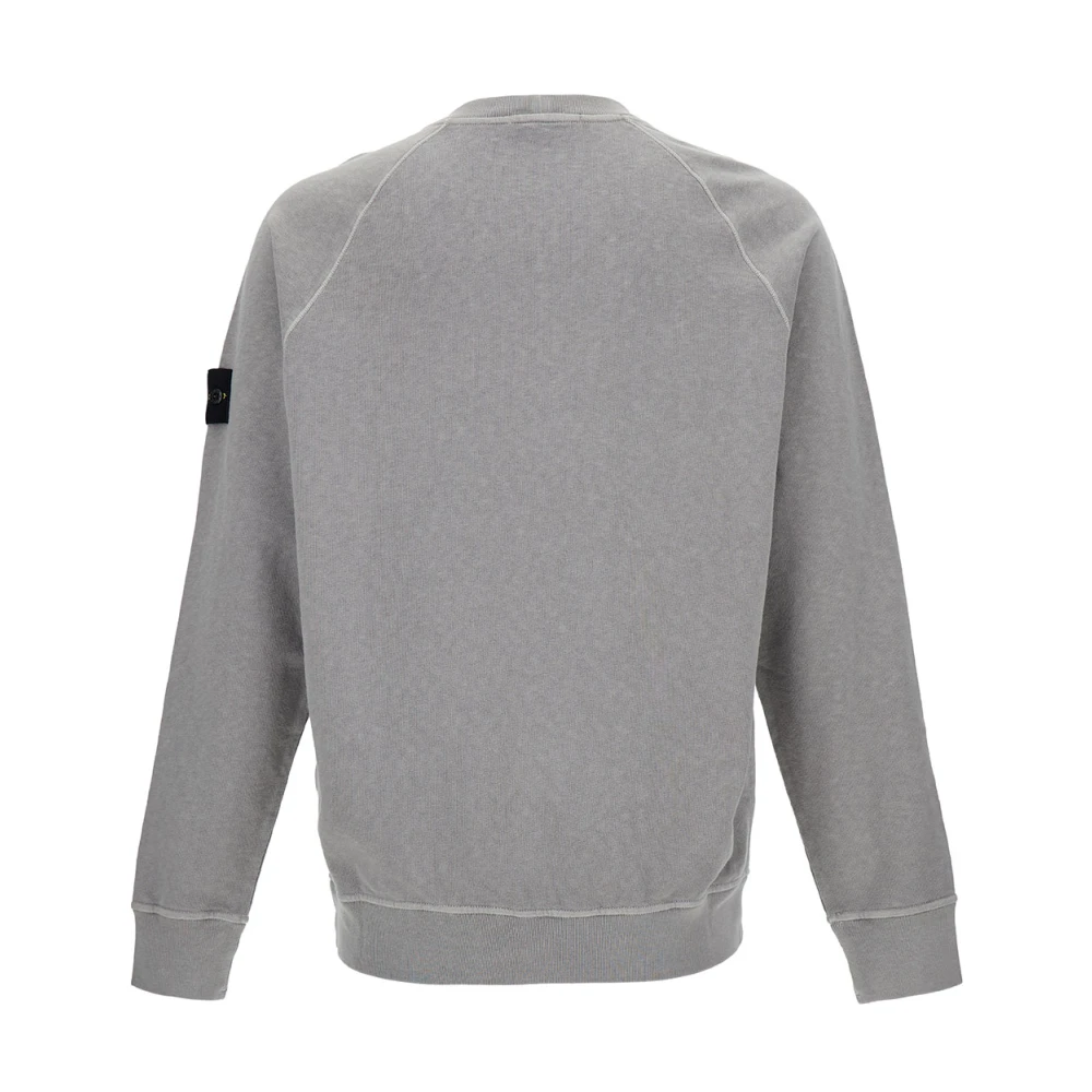 Stone Island Grijze Sweaters met Cotone Gray Heren
