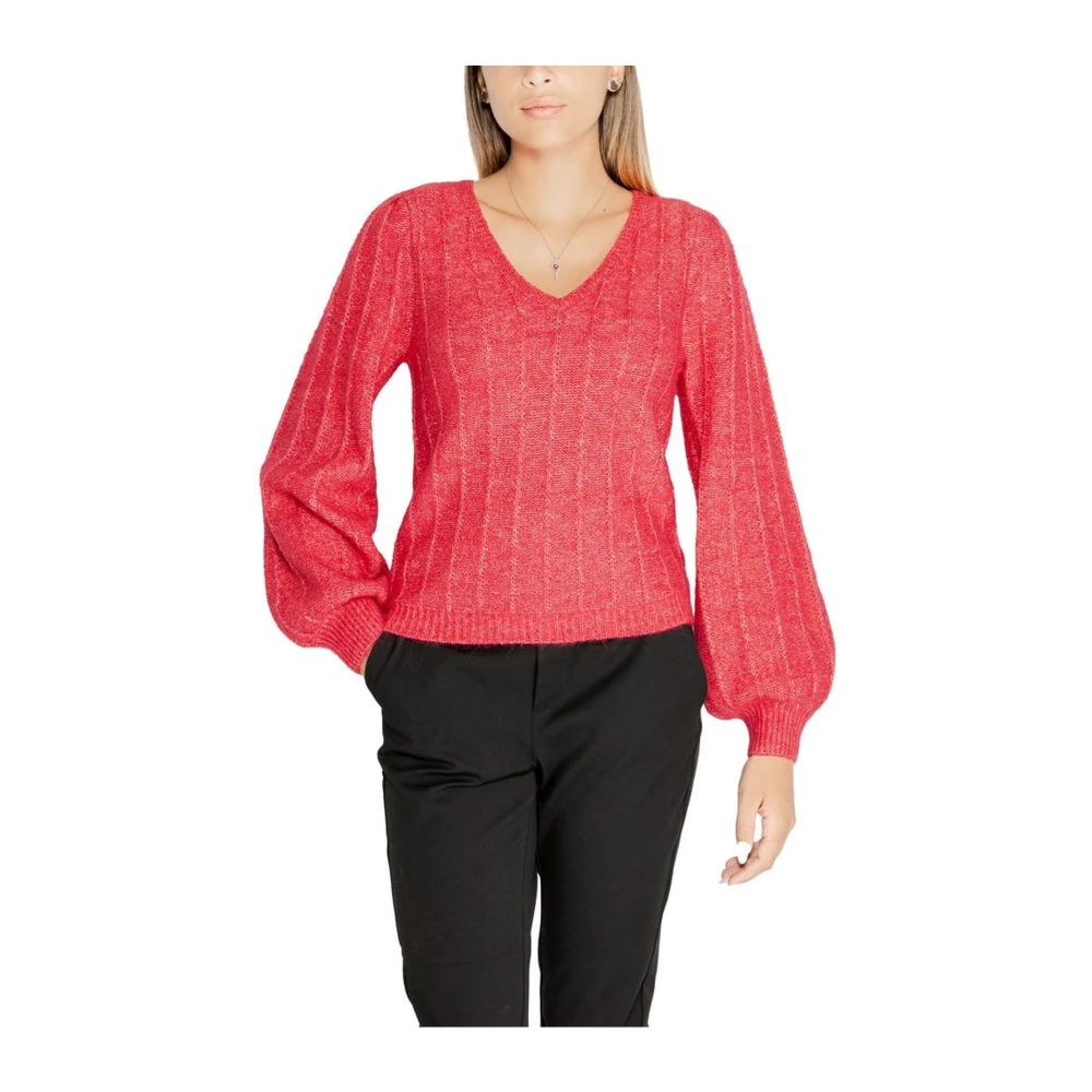 Guess Roze Gebreide Trui Herfst Winter Collectie Pink Dames