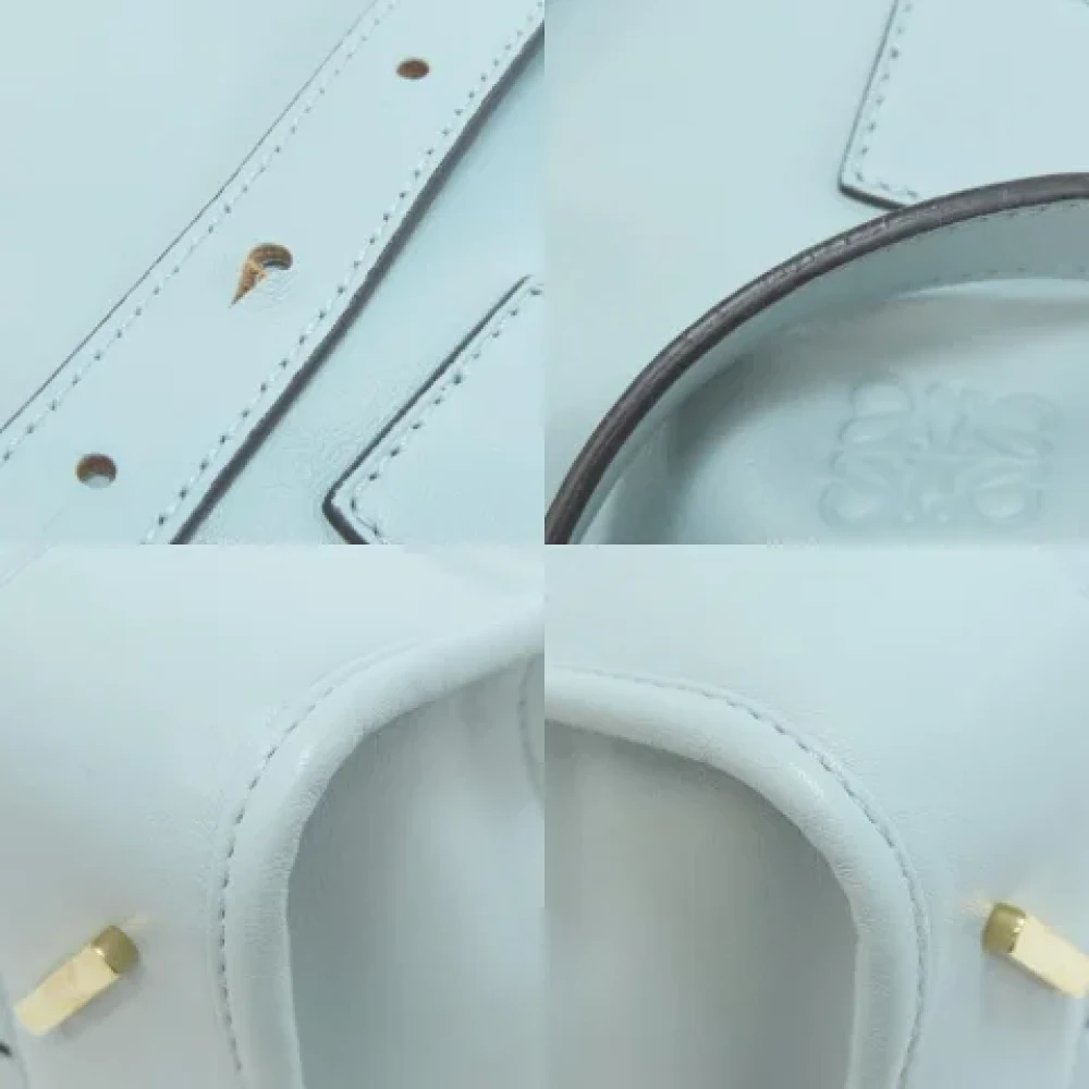 Loewe Pre-owned Leather handbags Blue Dames