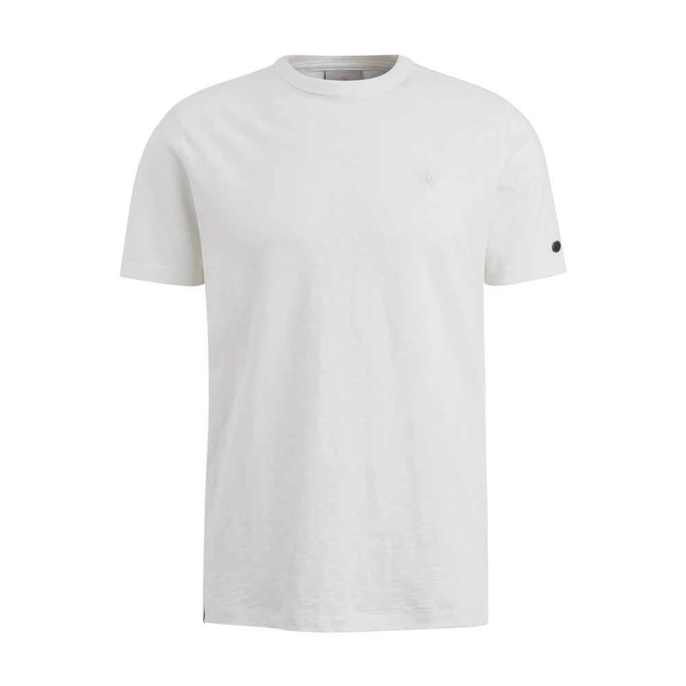 Cast Iron Katoenen T-shirt met korte mouwen White Heren