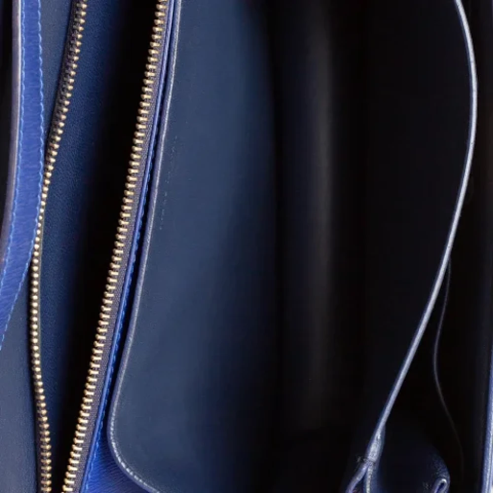 Celine Vintage Pre-owned Leather celine-bags Blue Dames