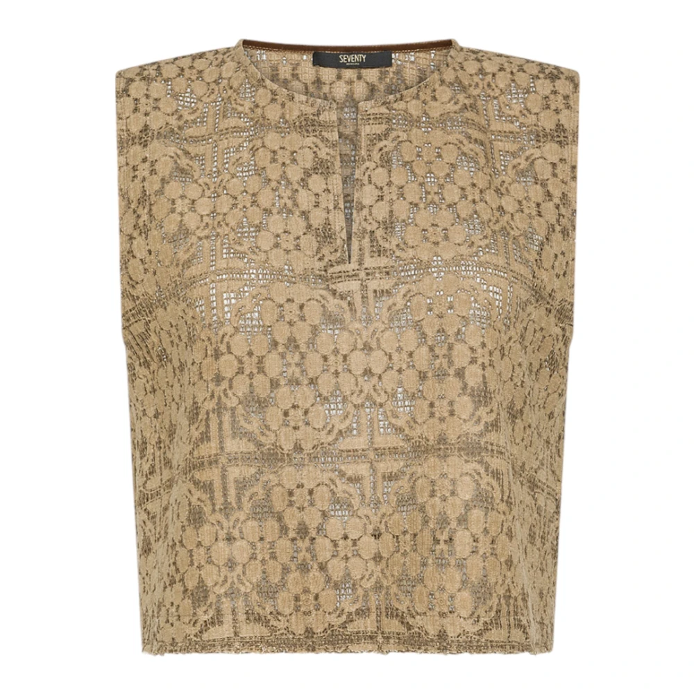 Tops > Sleeveless Tops - - Seventy - Modalova