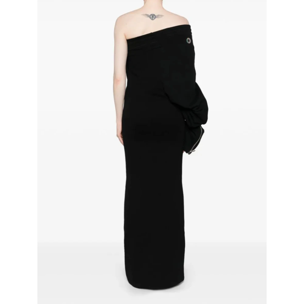 Jean Paul Gaultier Grafische Print Broekjurk Zwart Black Dames