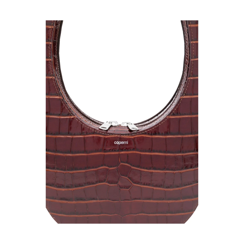 Coperni Bruine Krokodileffect Top Handtas Brown Dames