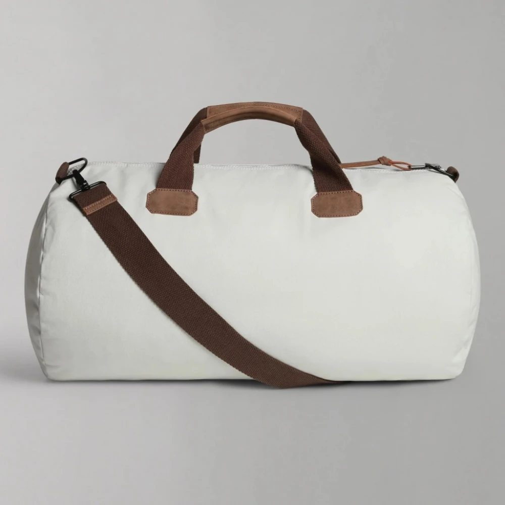 Napapijri Stijlvolle Weekendtassen in Beige Zilver Gray Heren