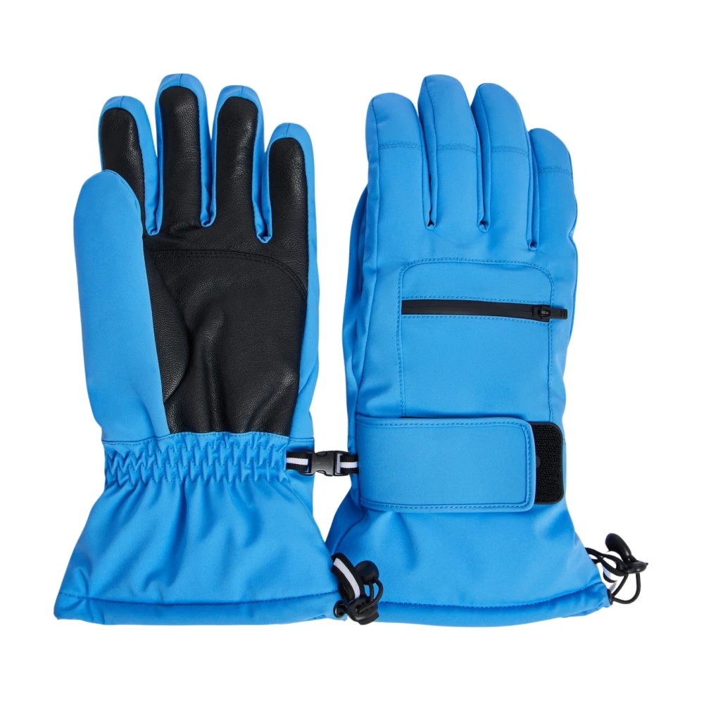 Fusalp Unisex Blauw Fitness 9 In, Leer, Peak Glove