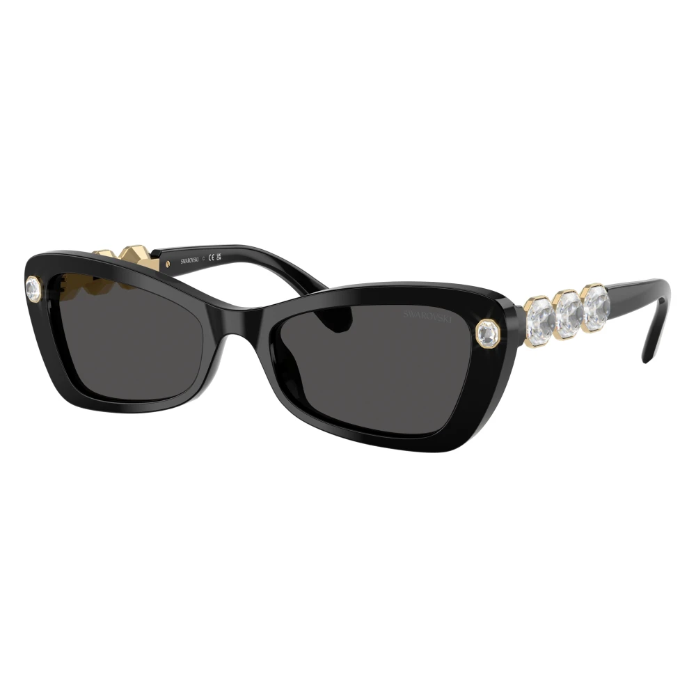 Swarovski Unisex Black Sunglasses, 54 Mm, 0Sk6033