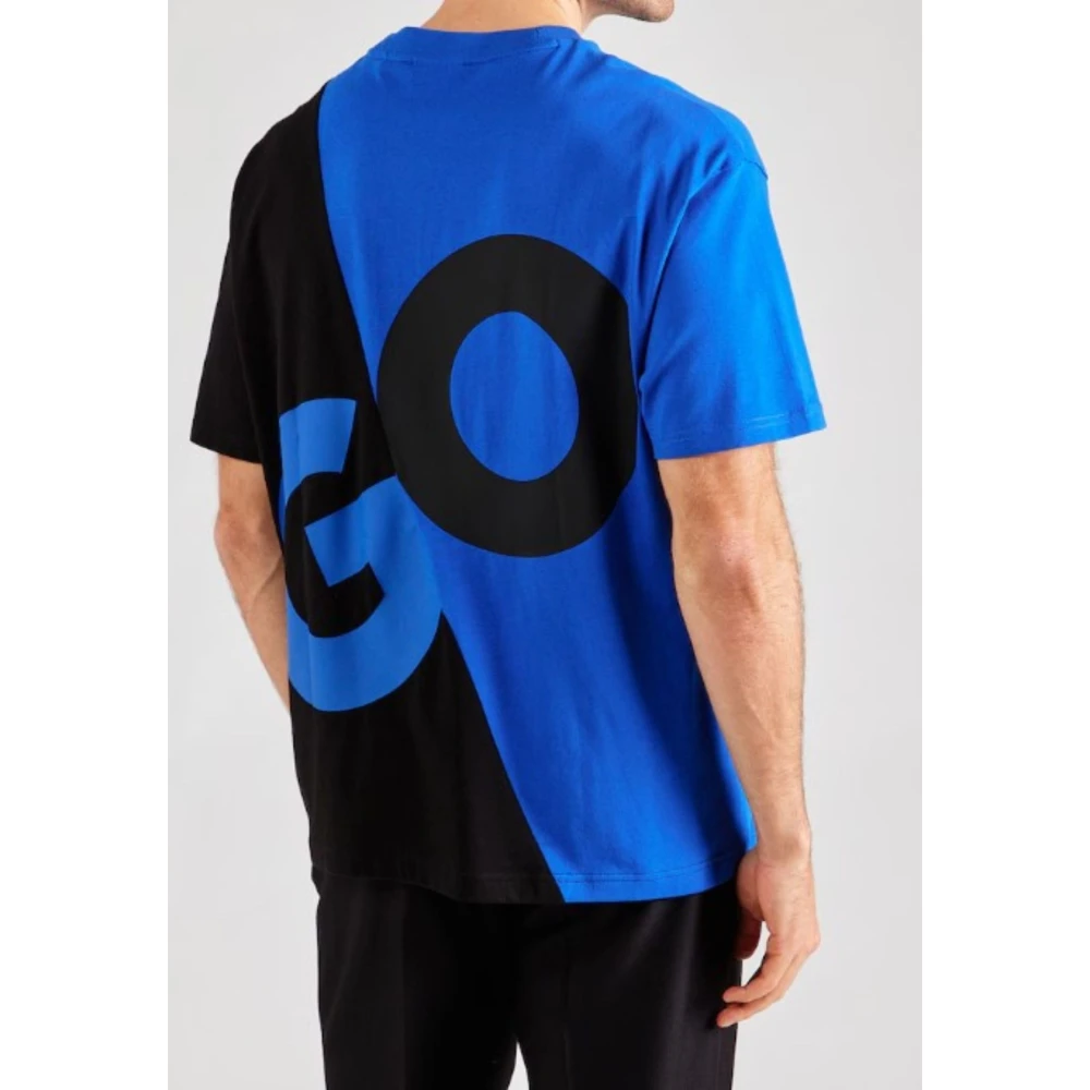 Hugo Boss Heren Casual T-shirt Blue Heren