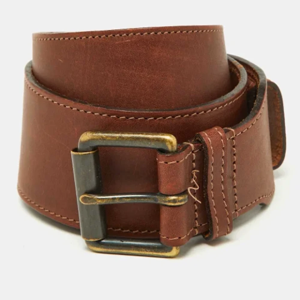Burberry Vintage Pre-owned Leather belts Brown Dames
