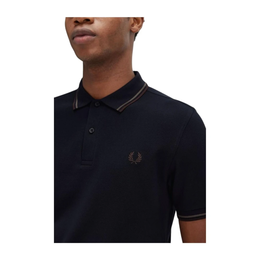 Fred Perry Iconisch Brits Poloshirt Blue Heren