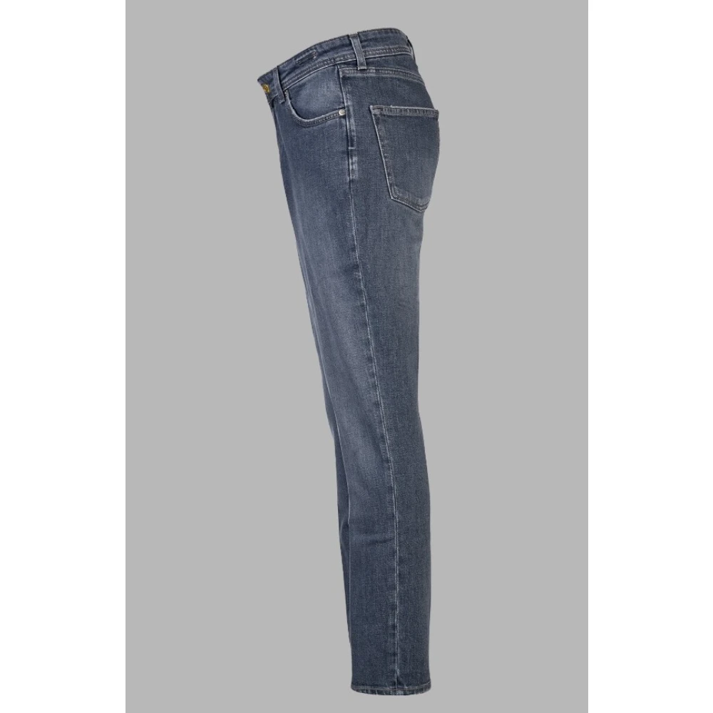 Briglia Grijze Jeans met Logopatch Gray Heren
