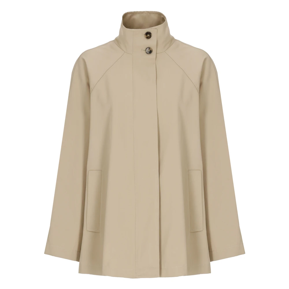 Marella Vrouw Beige Jassen Dames, S, Linea Emme Trenchcoat