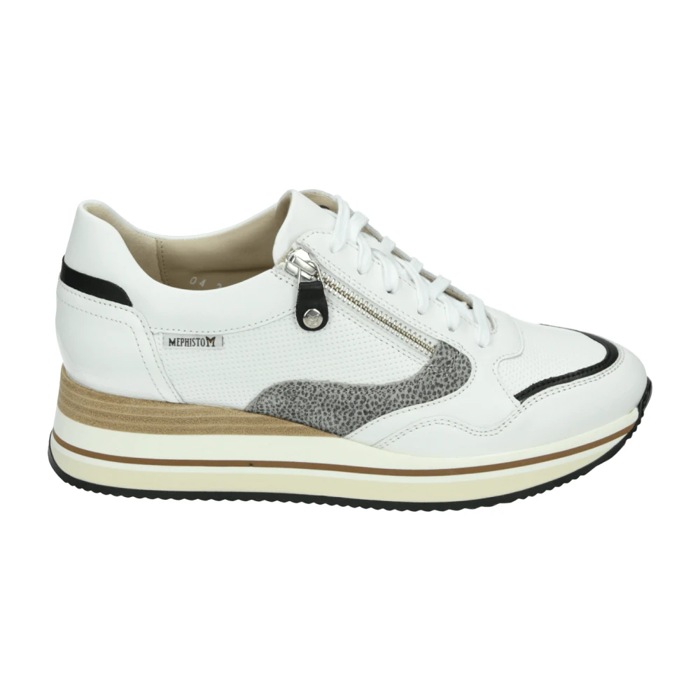 Mephisto Sportieve Lage Damesschoenen Design Dames Schoenen Wit