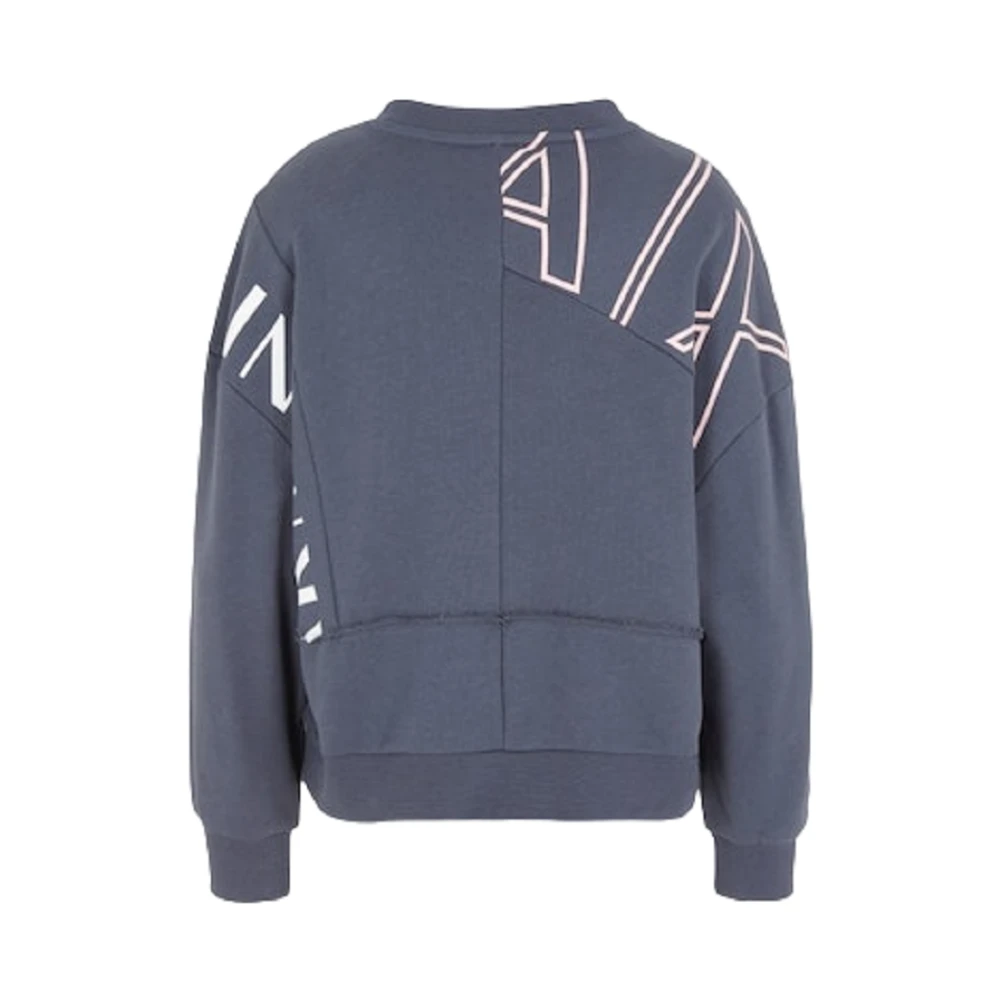 Armani Exchange Unieke Grijze Trui voor Vrouwen Gray Dames