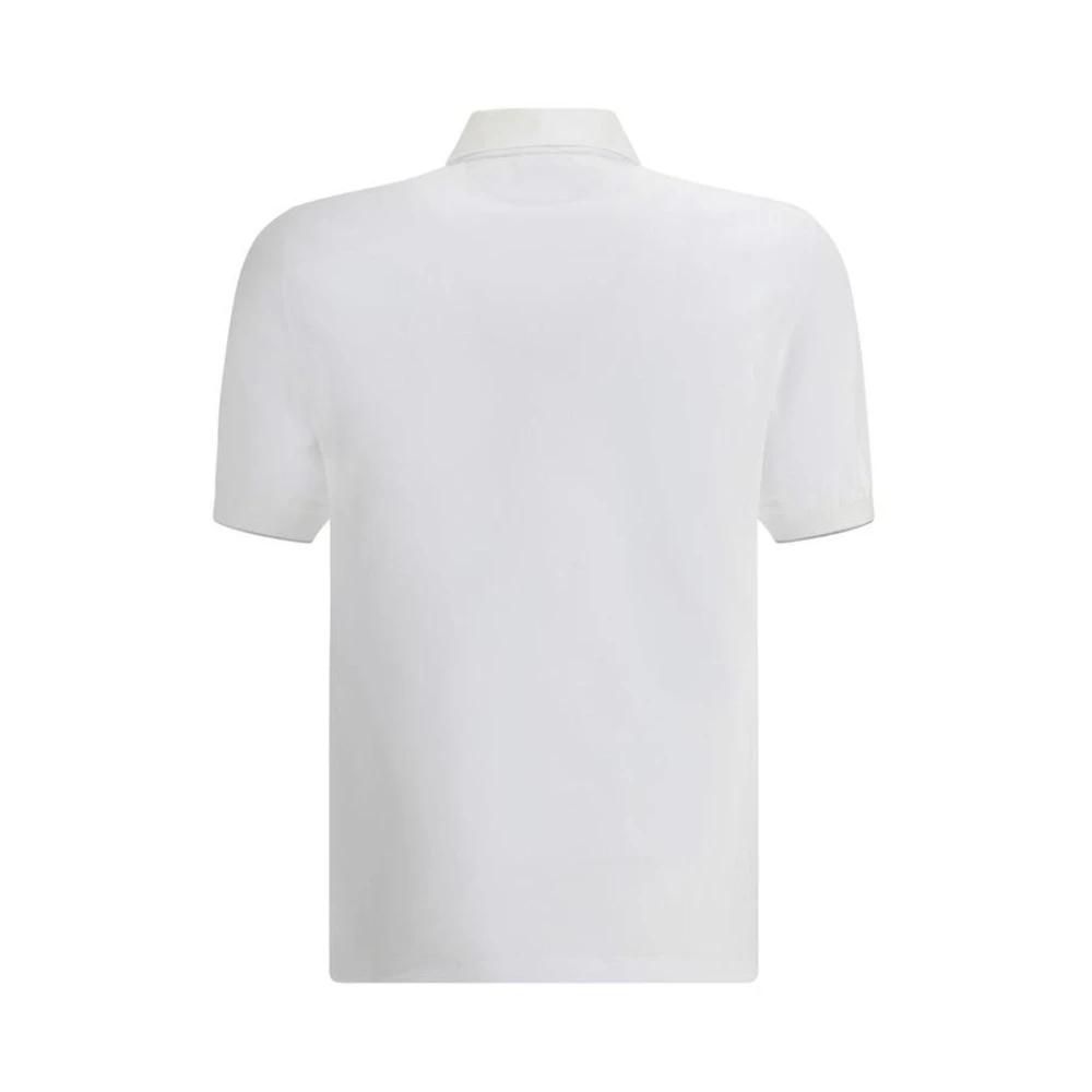 BRUNELLO CUCINELLI Tijdloos Poloshirt White Heren