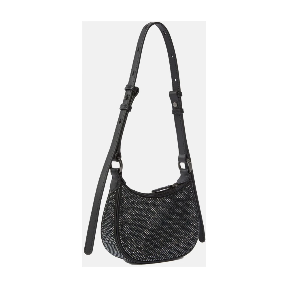 pinko Stijlvolle Leren Tas voor Vrouwen Black Dames
