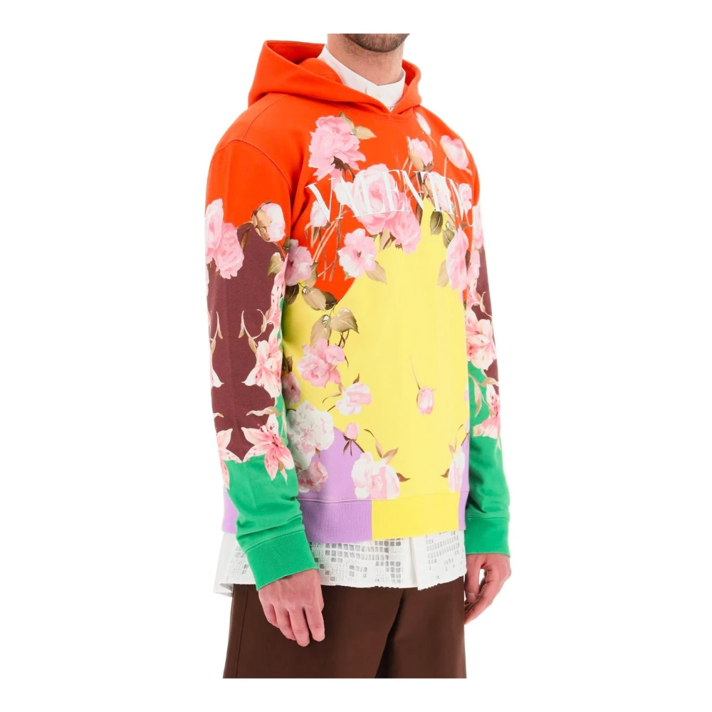 Valentino Logo capuchontrui Multicolor Heren