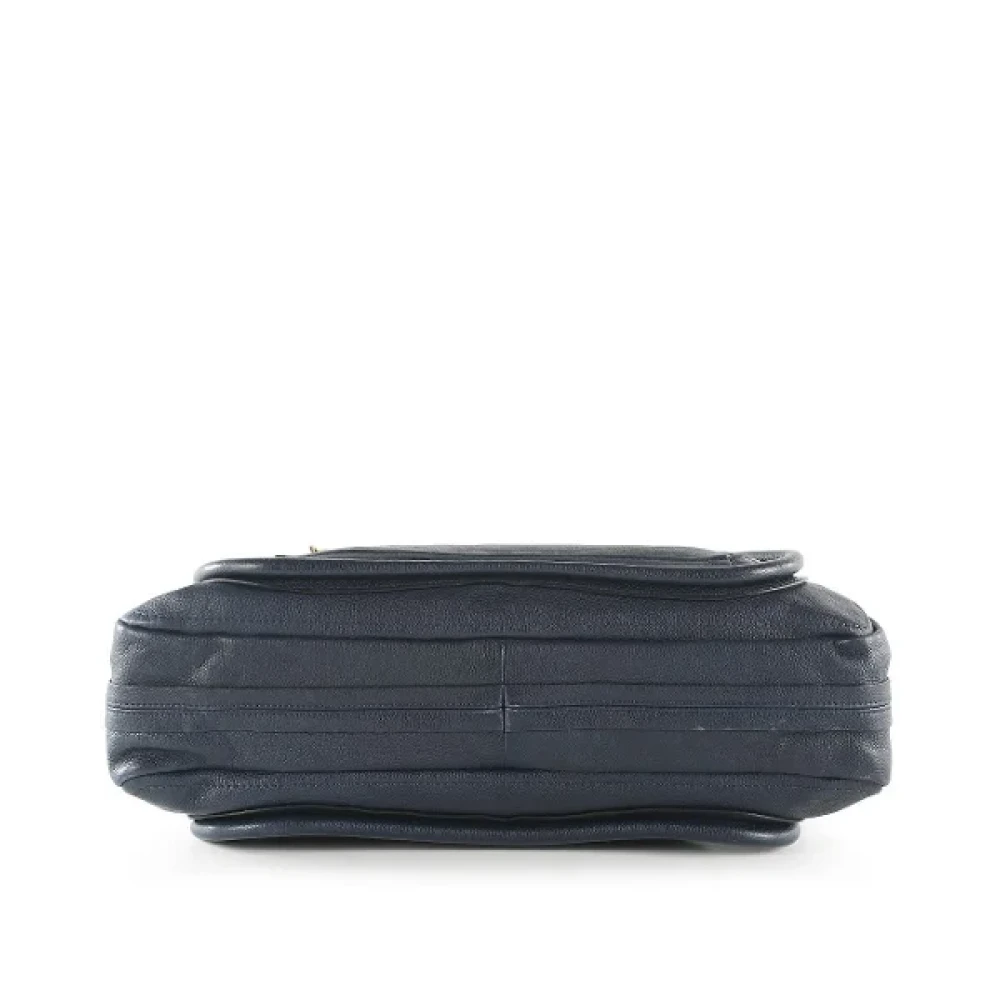 Chloé Pre-owned Leather shoulder-bags Blue Dames