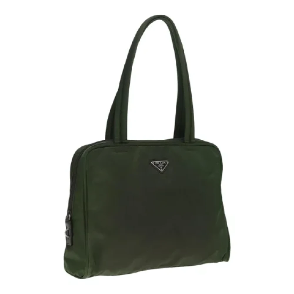 Prada Vintage Pre-owned Nylon prada-bags Brown Dames