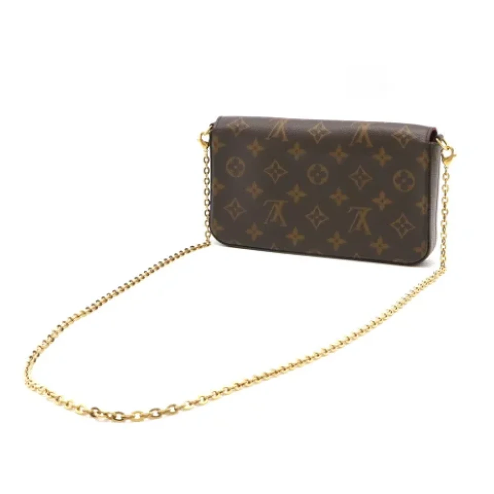 Louis Vuitton Vintage Pre-owned Canvas shoulder-bags Brown Dames