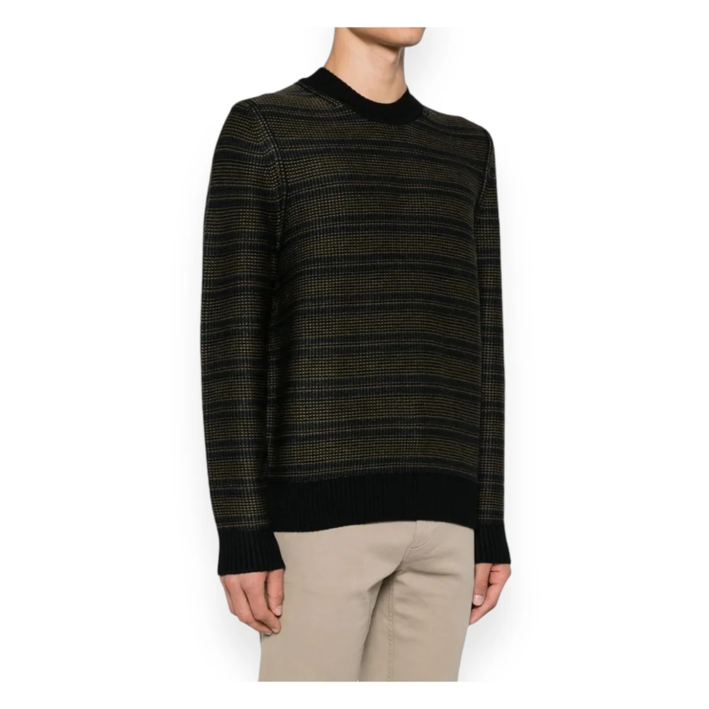 Hugo Boss Stijlvolle Truien voor Moderne Mode Black Heren