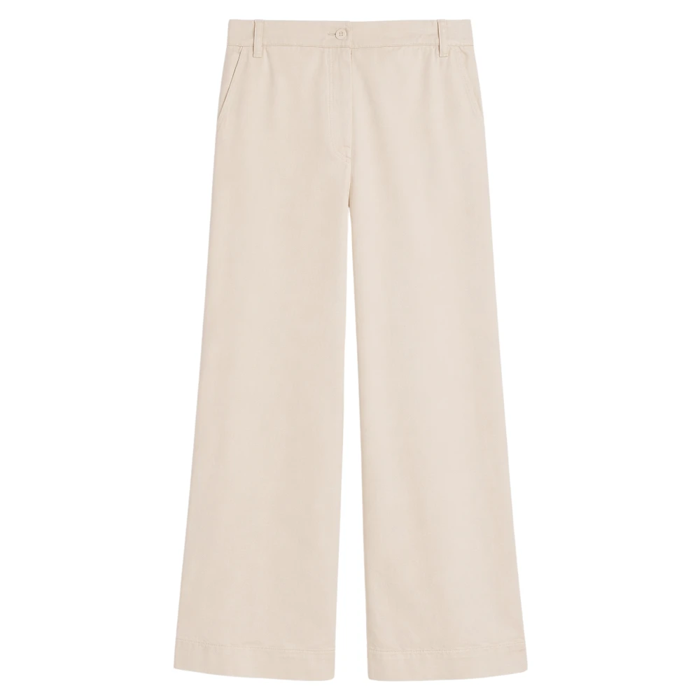 Weekend Max Mara Mujer Beige - Wkdariete Wide Trousers - Trousers - 2XS