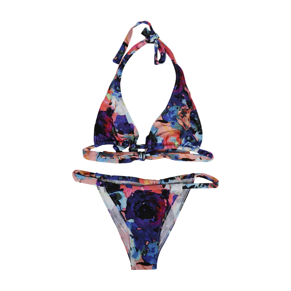 Feel me Fab Miami Bedrukte Bikini Set Multicolor Dames
