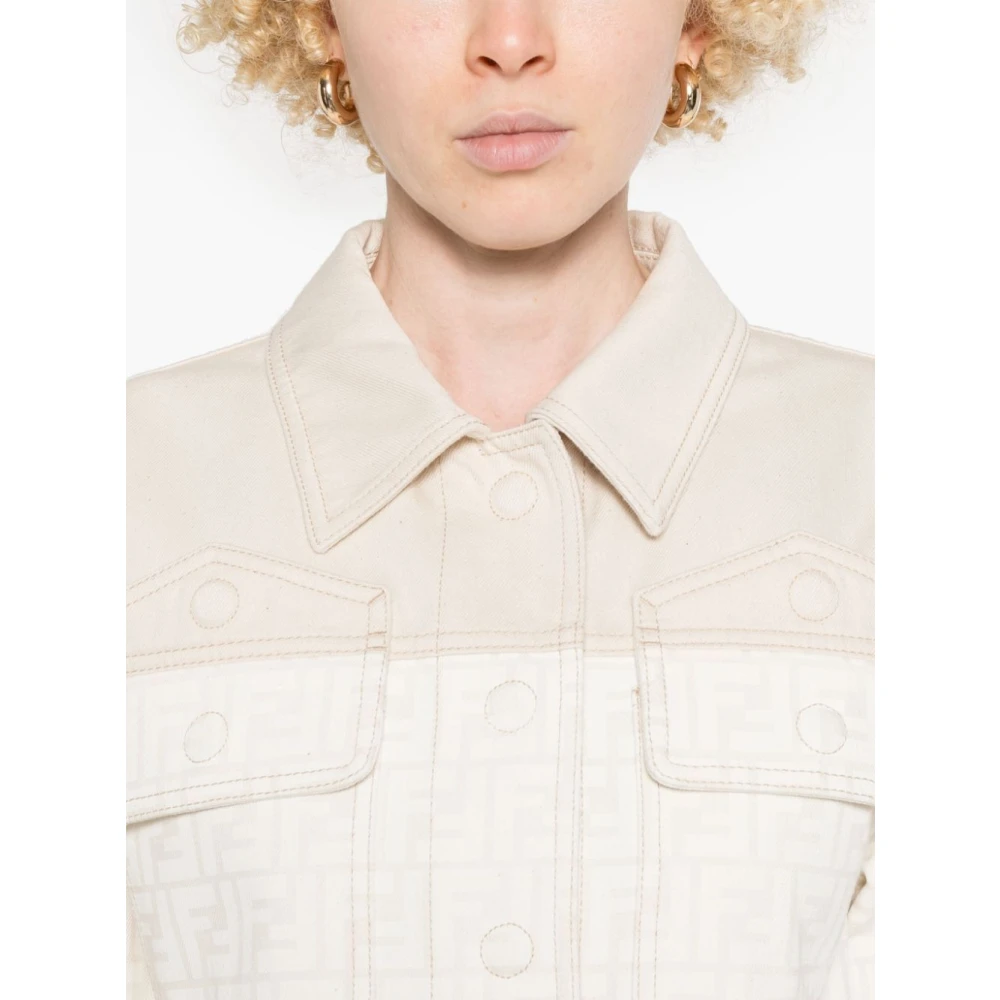 Fendi Off-White Denim Jack White Dames
