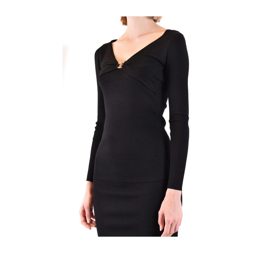 pinko Zwarte Trui voor Dames Aw23 Black Dames