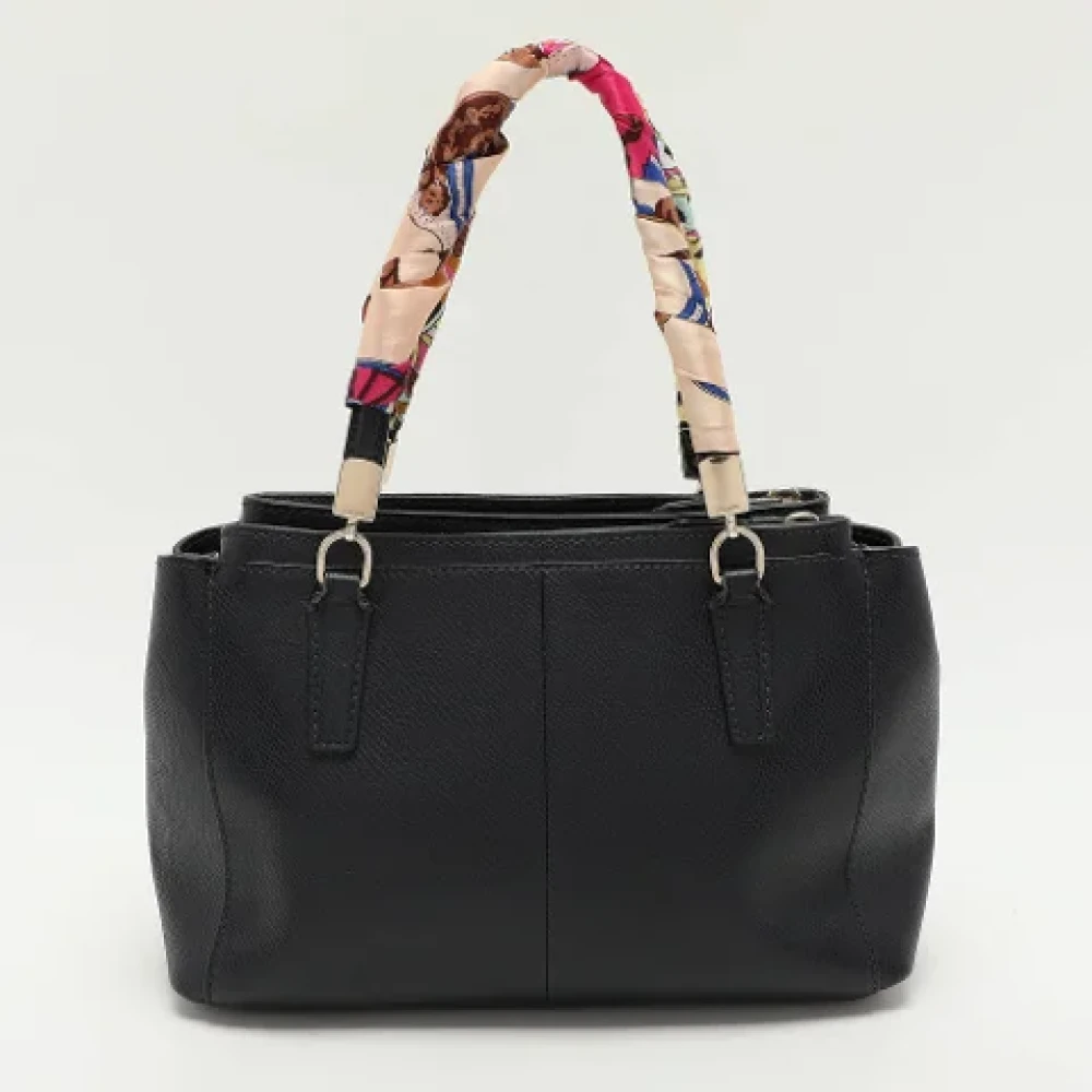 Coach Pre-owned Leather totes Black Dames