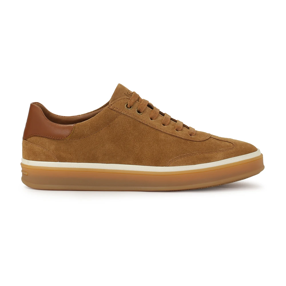 Kazar Suède sneakers in bruine