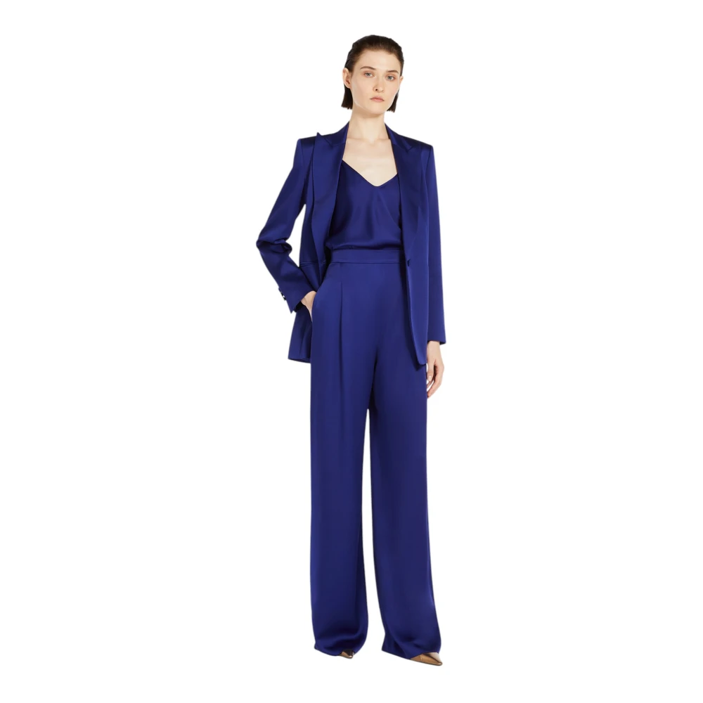 Max Mara Studio Stijlvolle Jas voor Vrouwen Blue Dames