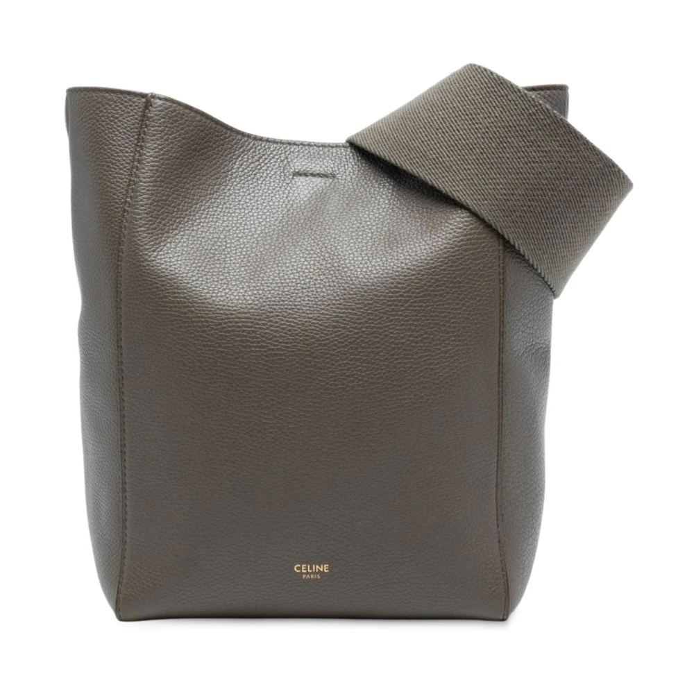 Celine Vintage Women's Brown Pre-Owned Leather Shoulder Bag