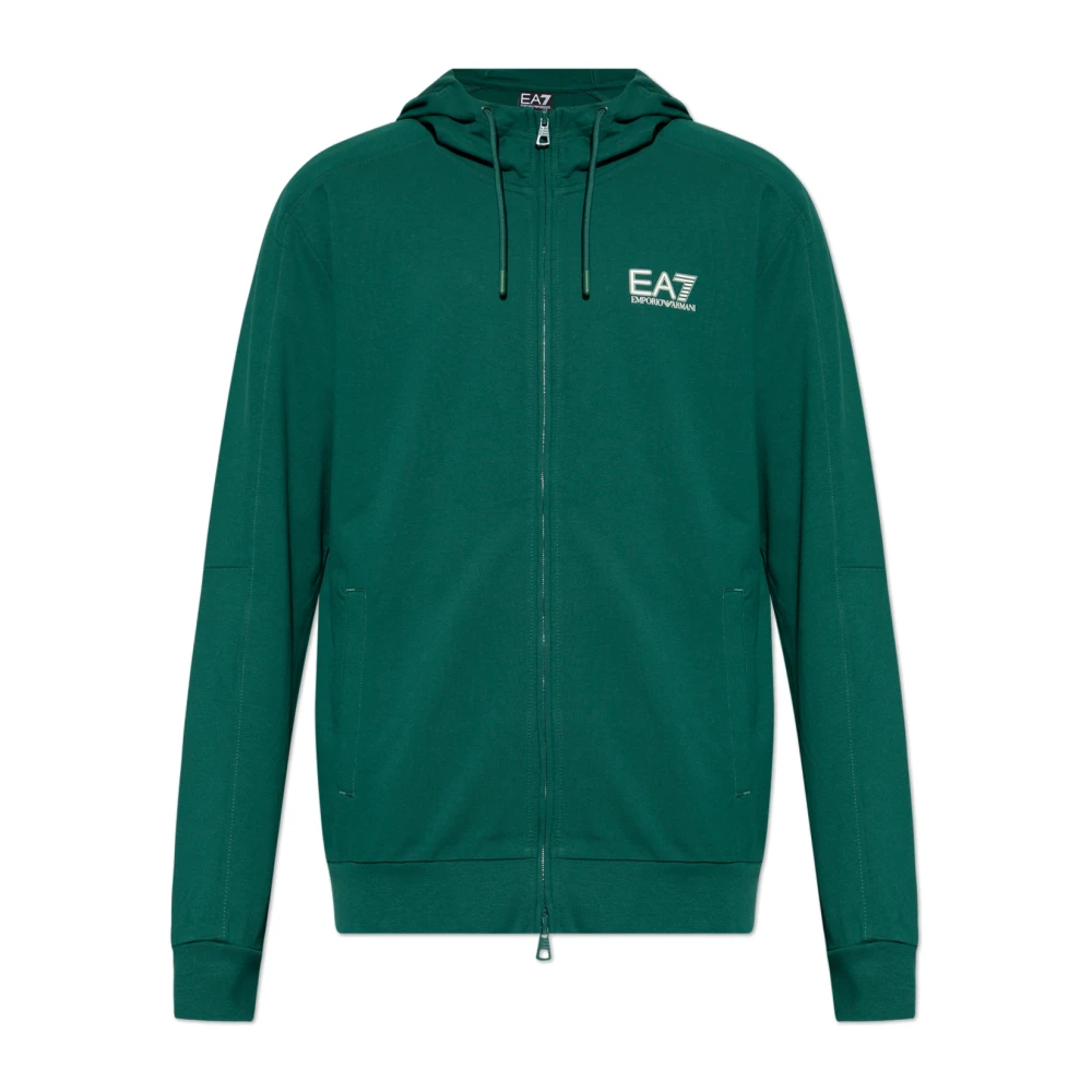 Emporio Armani EA7 Hoodie Green Heren