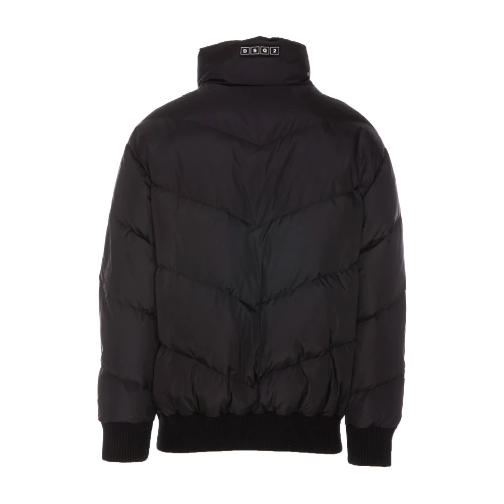 Dsquared2 Stijlvolle Winterjas voor Mannen Black Heren