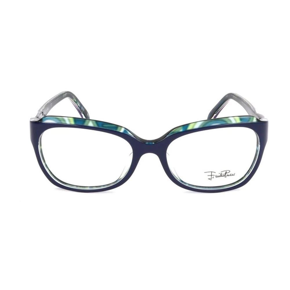 EMILIO PUCCI Blauwe Kunststof Frames Dameshorloge Blue Dames